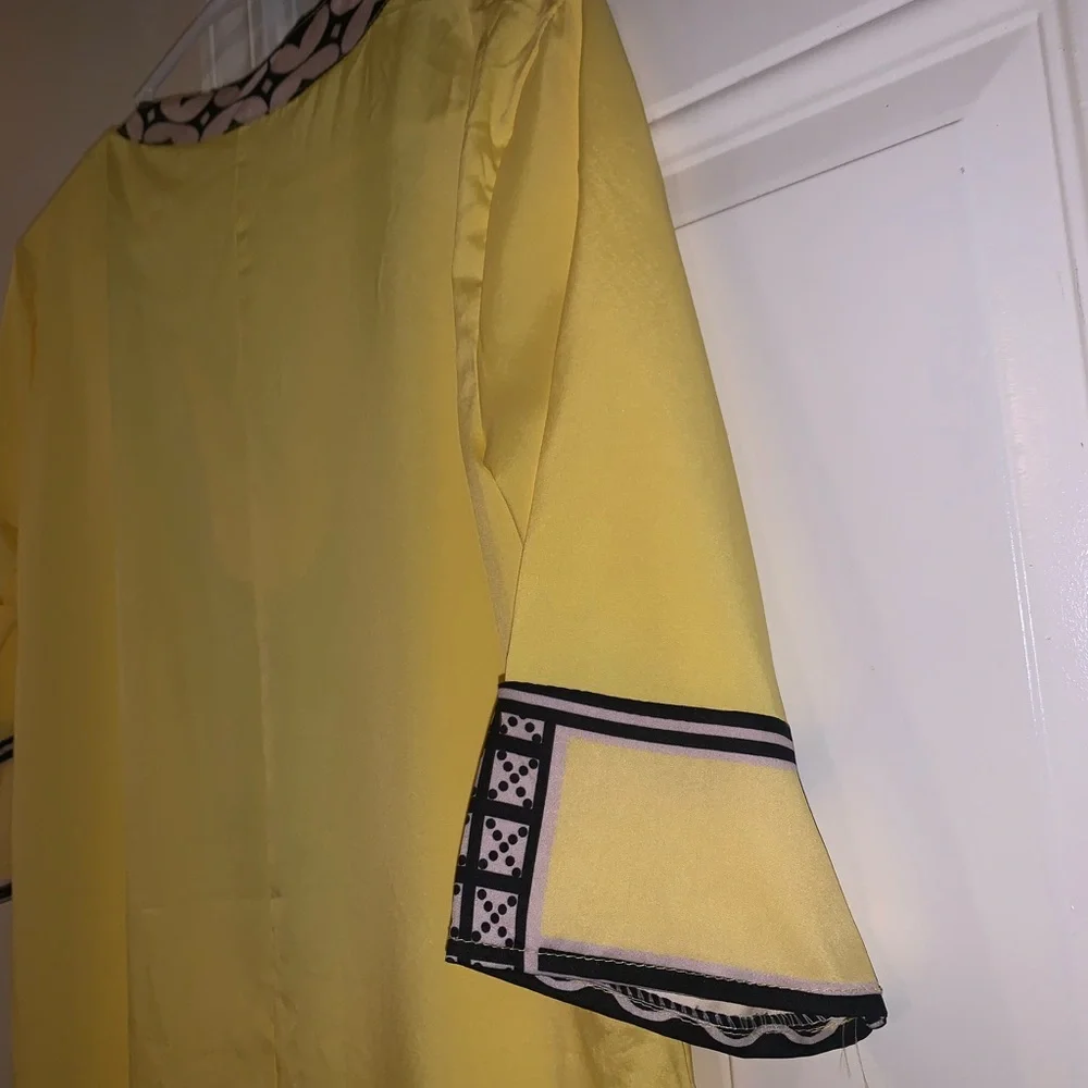Bright yellow coverup/sarong! NWOT - Picture 5 of 7